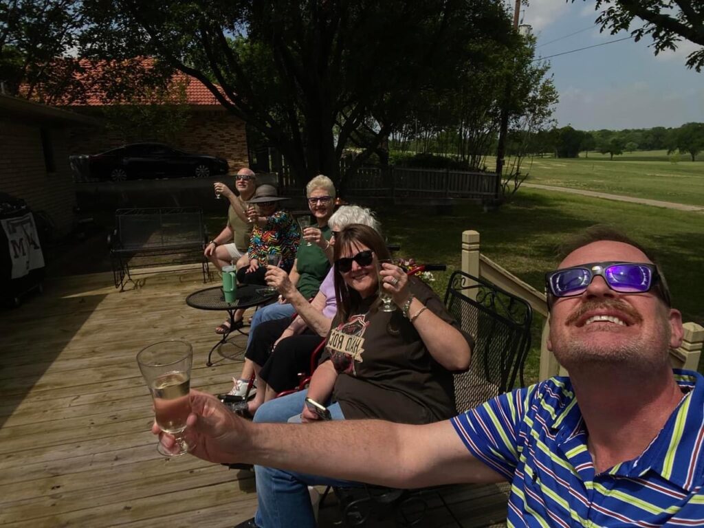 Toasting the eclipse in Hillsboro